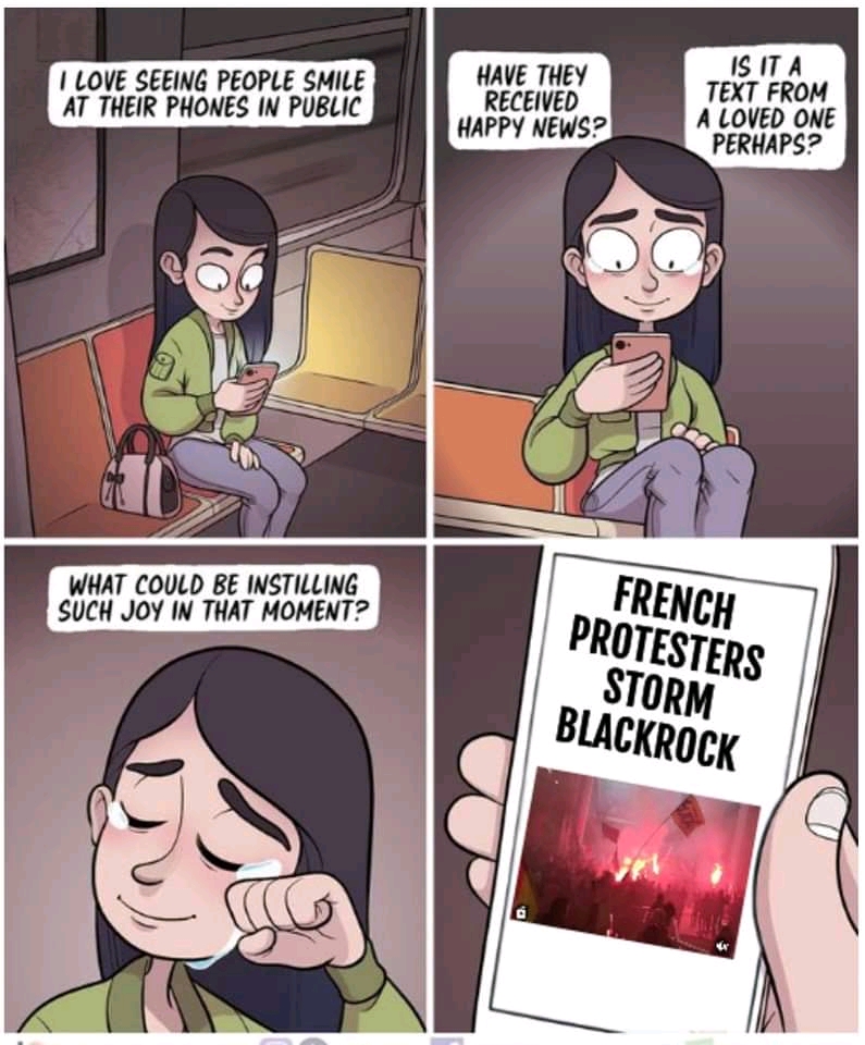 Protesty we Francji, cisza w Polsce